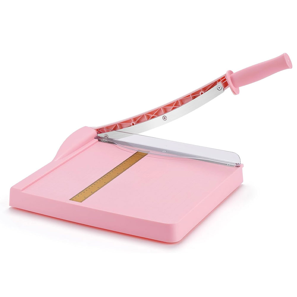 Paper Cutting Guillotine - Guillotine-style paper cutter with a safety