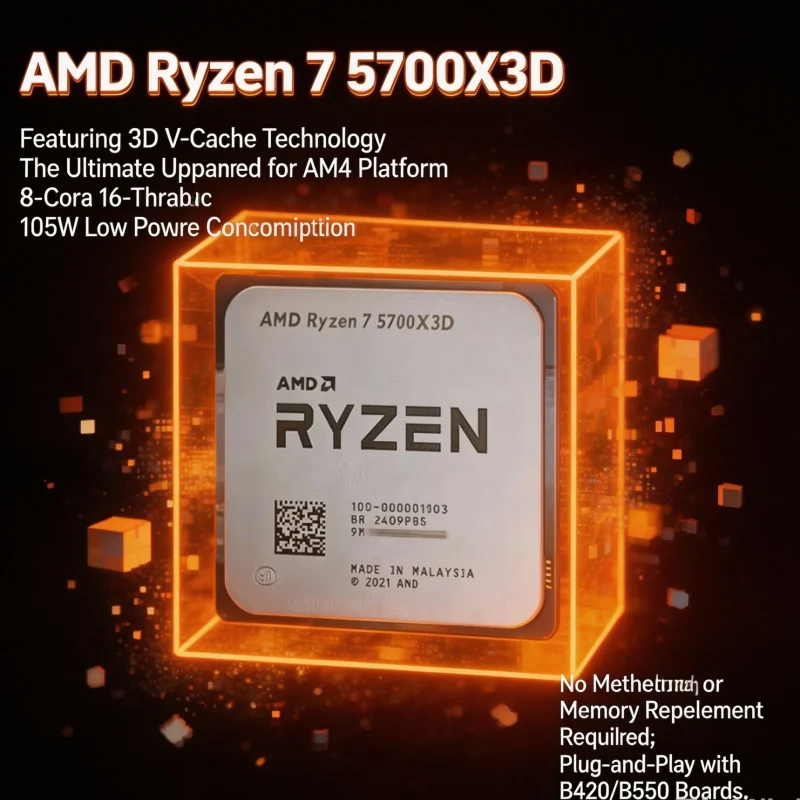 Amd Cpu Ryzen 7 - New AMD Ryzen 7 5700X3D R7