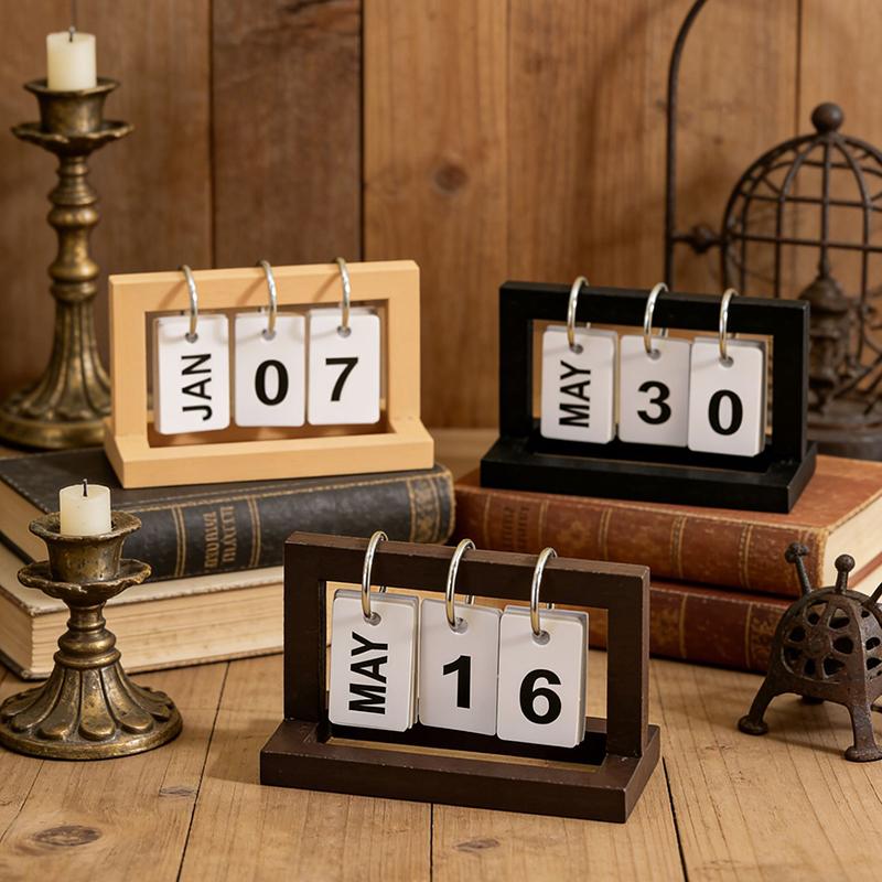 Office Tech Accessories - 【M】Mini Calendar Office Desk Decoration Decoration
