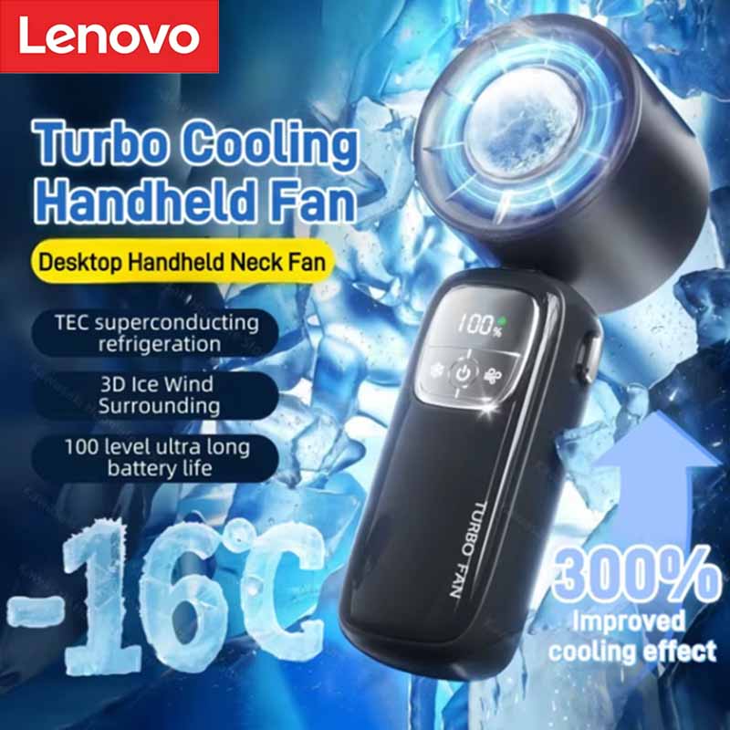 Office And Tech - Lenovo 30000RPM Handheld Eletric Turbo Fan