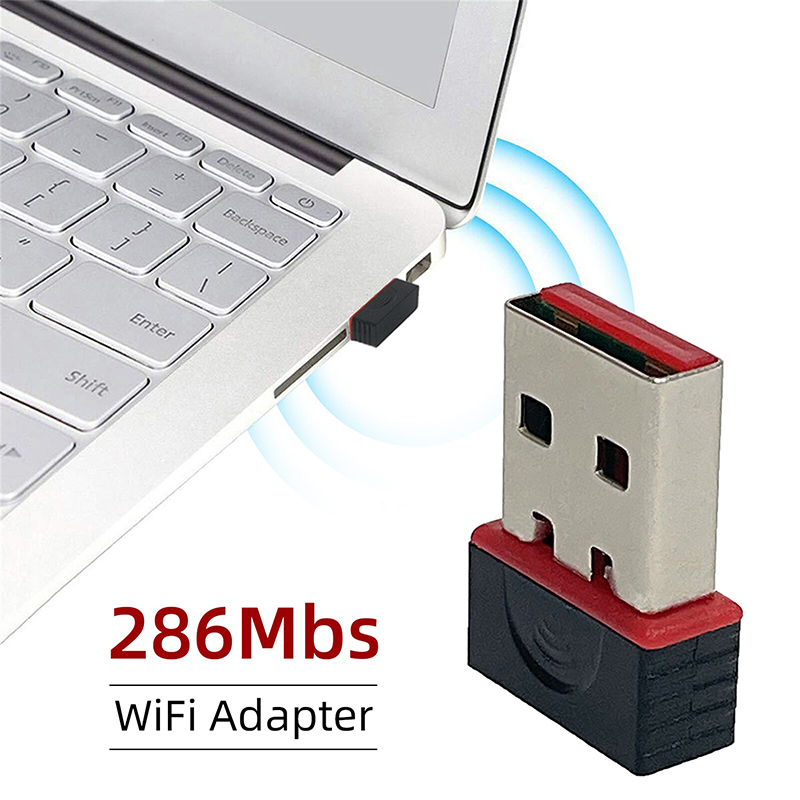 2.4Ghz Wireless Mini USB WiFi  - Gigabit Network Card recension och pris