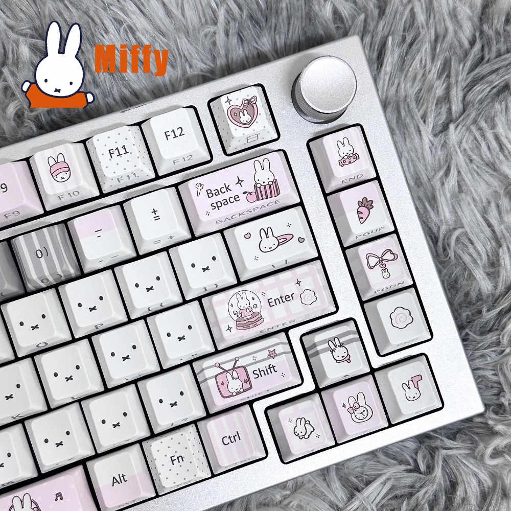 Kawaii Miffy Mechanical Keyboa - Office Tech recension och pris
