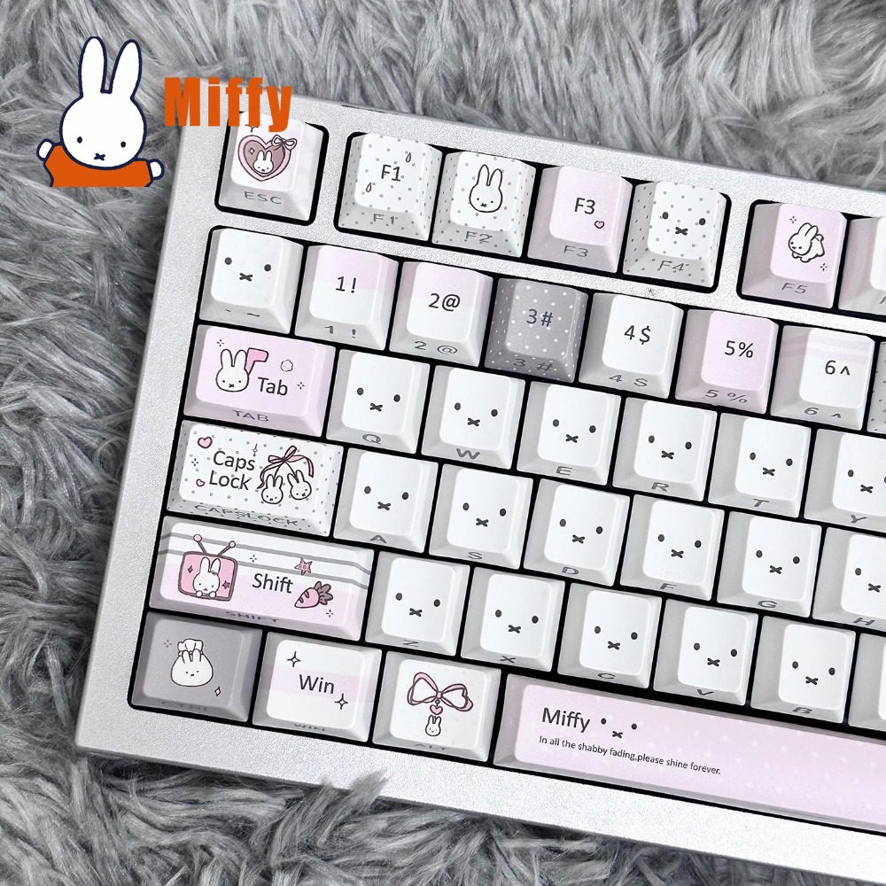 Kawaii Miffy Mechanical Keyboa - Office Tech recension och pris