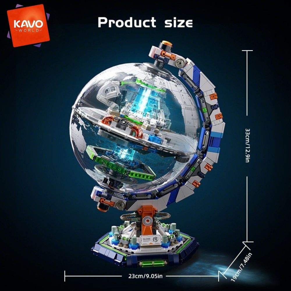 KAVOWORLD 1793PCS Sci-Fi Skyve - Tech Office Building recension och pris