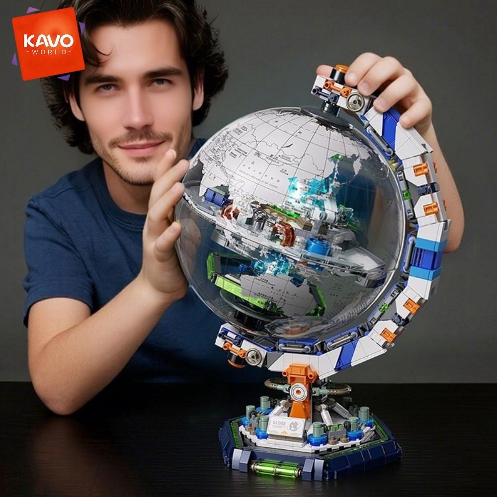 KAVOWORLD 1793PCS Sci-Fi Skyve - Tech Office Building recension och pris