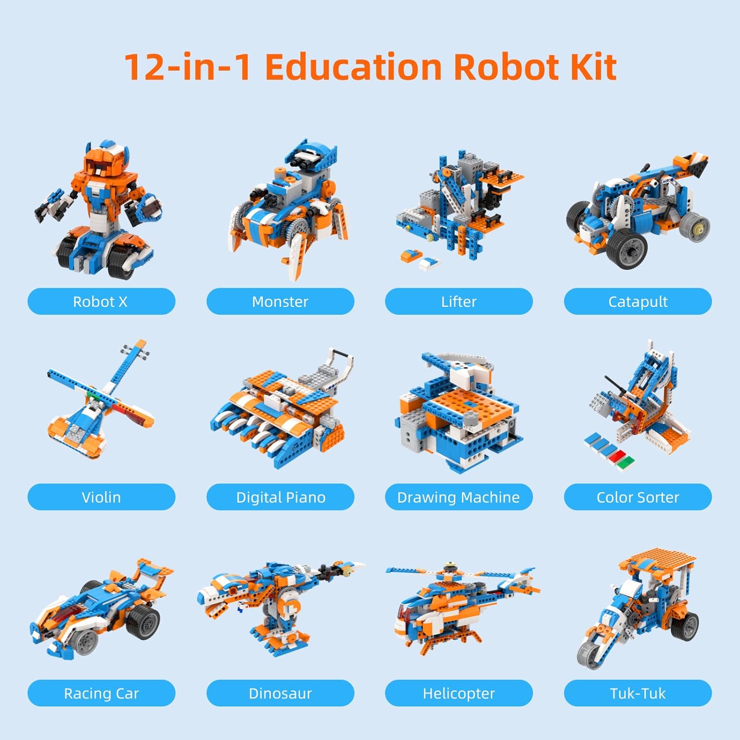 Modern STEM Robot Building Kit - Tech Office Building recension och pris