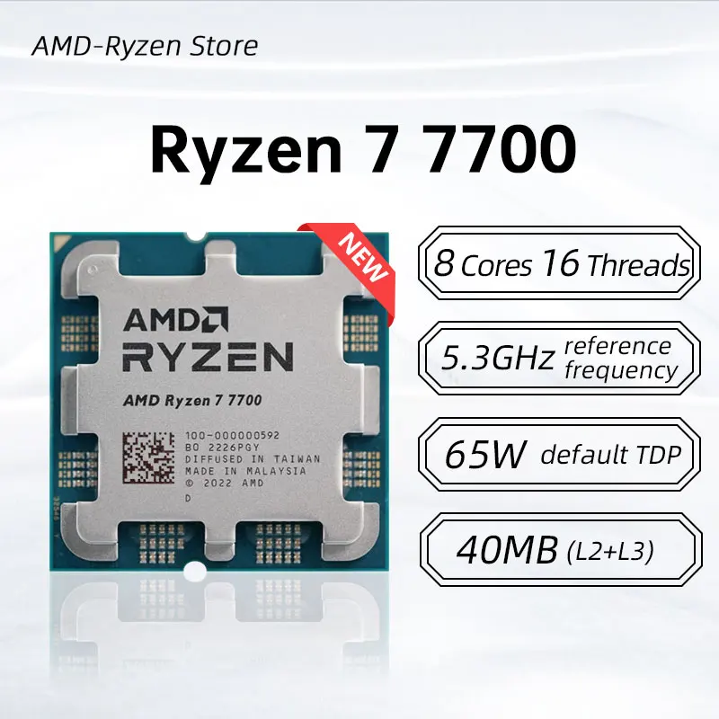 New AMD Ryzen 7 7700 Processor - Amd Cpu Ryzen 7 recension och pris