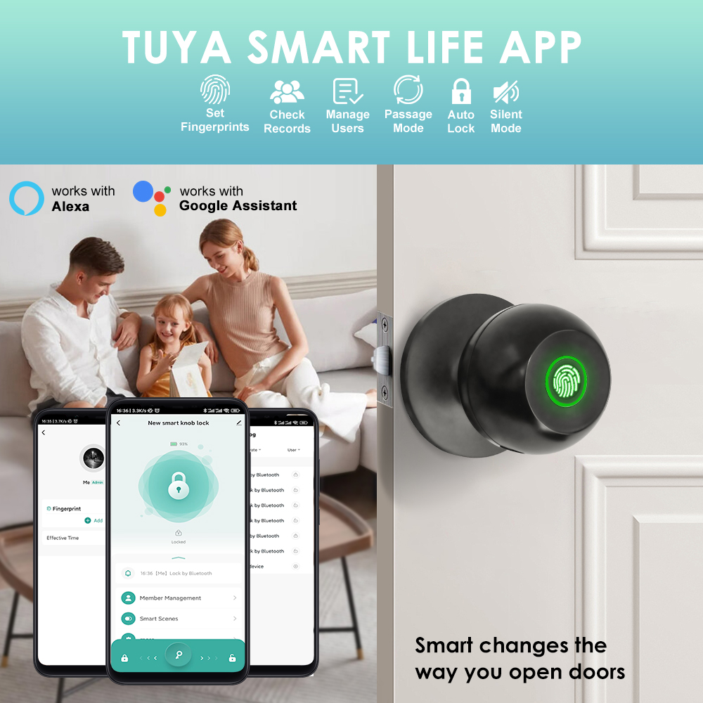 Tuya Electronic Door Lock Smar - Office Tech recension och pris