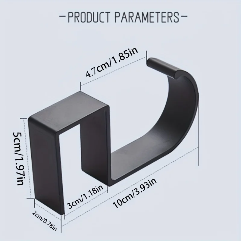 Aluminum Desk Hook Organizer A - Office Tech recension och pris