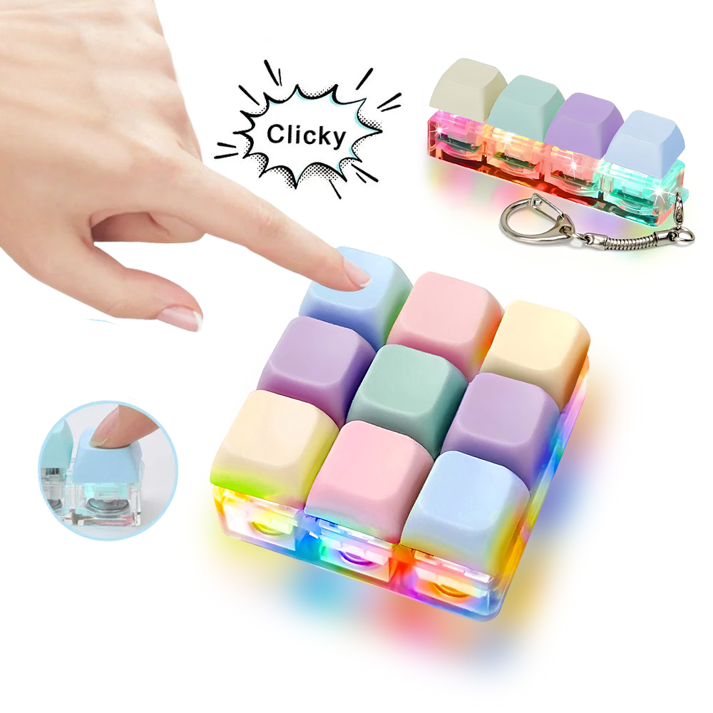4/9 Keys LED Light-Up Keychain - Office Tech Accessories recension och pris