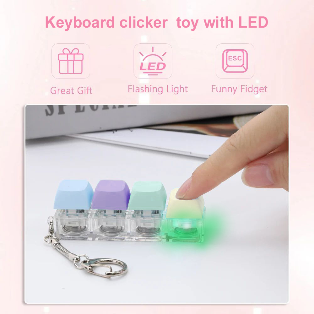 4/9 Keys LED Light-Up Keychain - Office Tech Accessories recension och pris