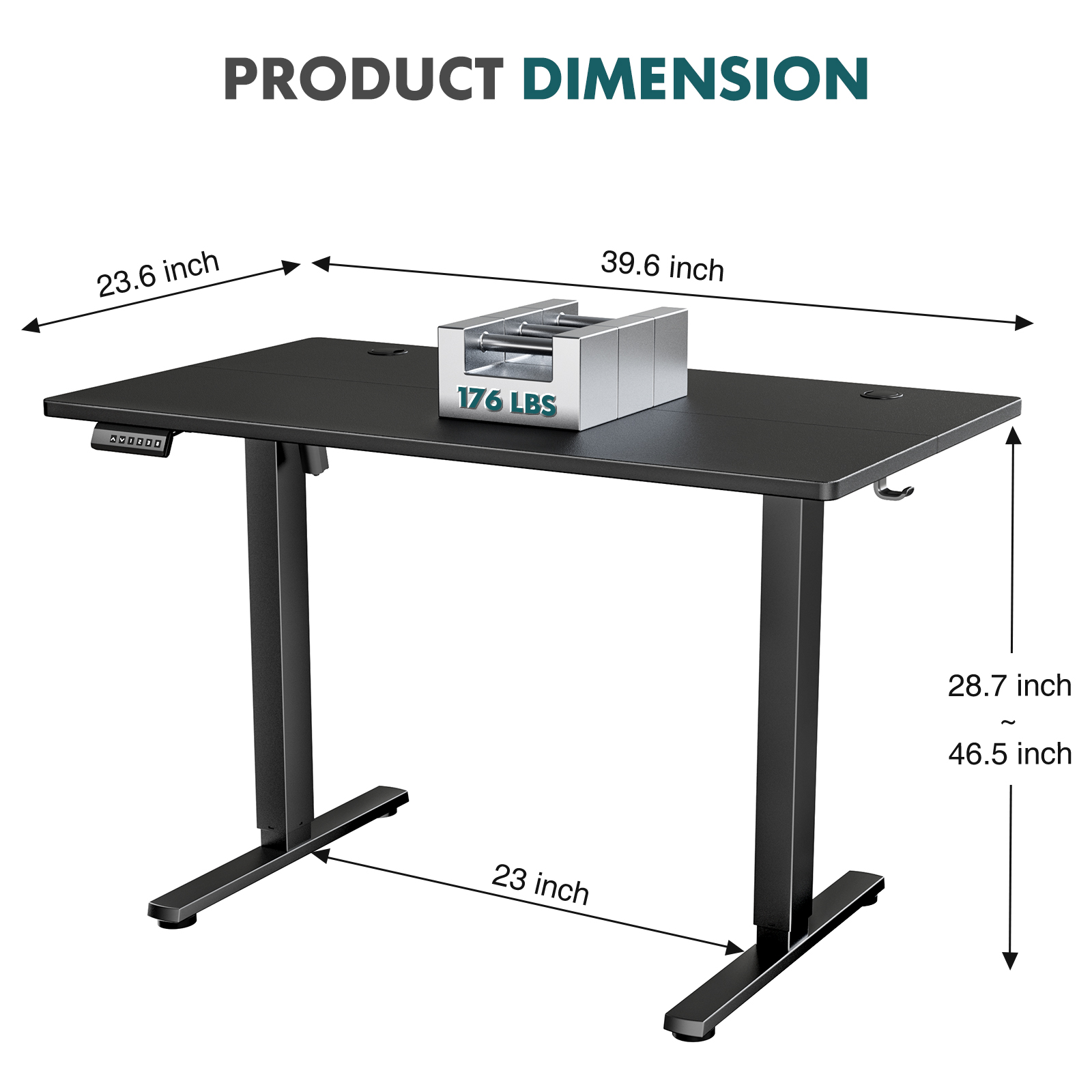 MCQ Electric Standing Desk Hei - Office Xp recension och pris