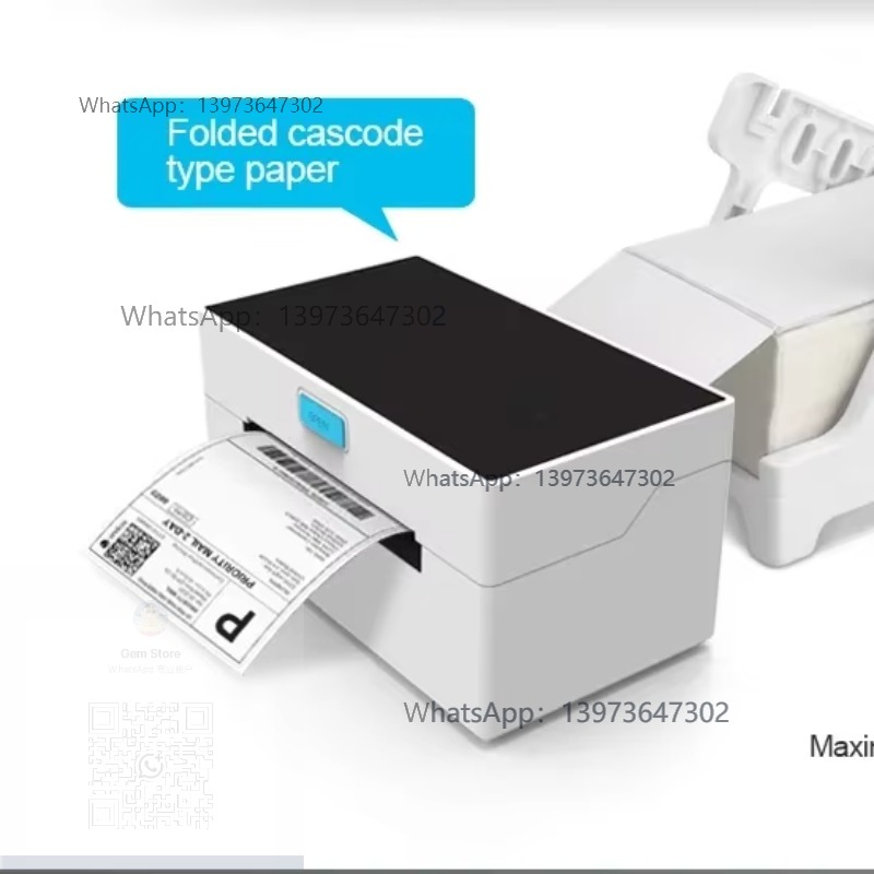 3inch 80mm Wireless USB Therma - Label Printer Thermal recension och pris