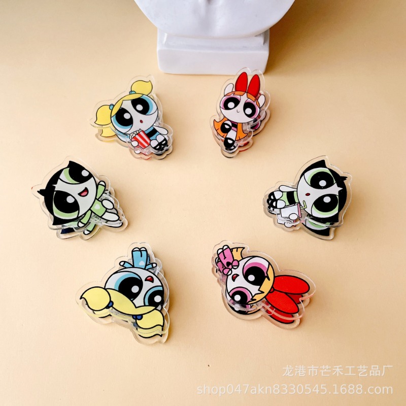 6PCS Kawaii The Powerpuffs Gir - Office Tech Accessories recension och pris