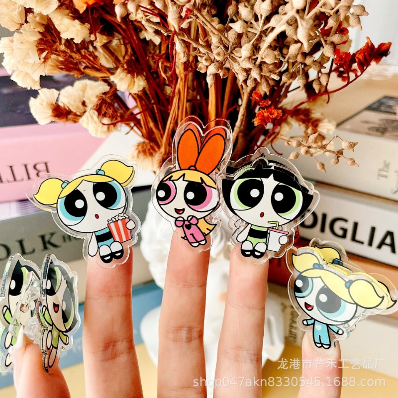 6PCS Kawaii The Powerpuffs Gir - Office Tech Accessories recension och pris