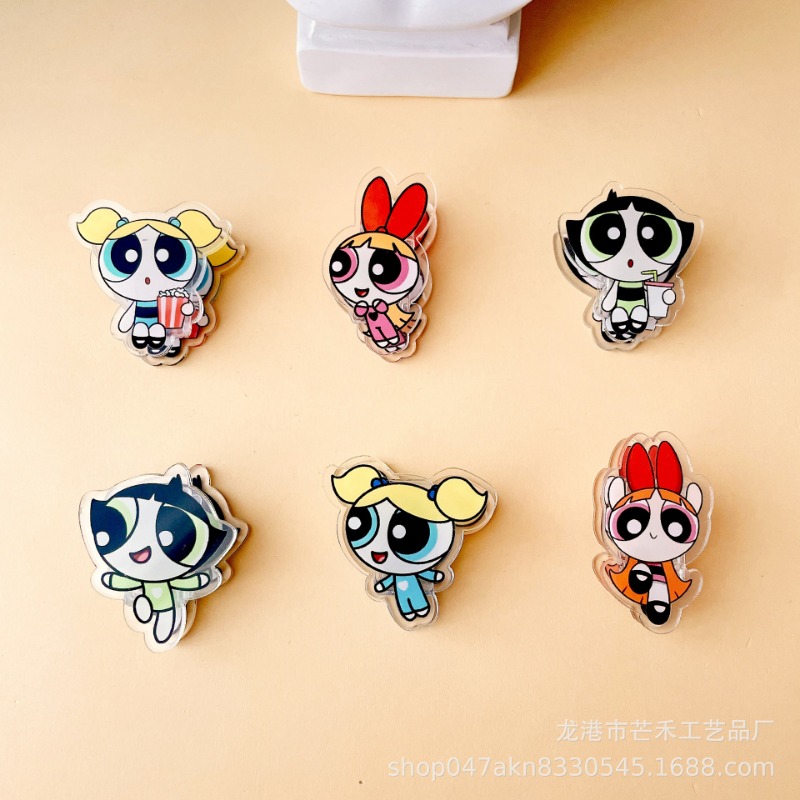 6PCS Kawaii The Powerpuffs Gir - Office Tech Accessories recension och pris