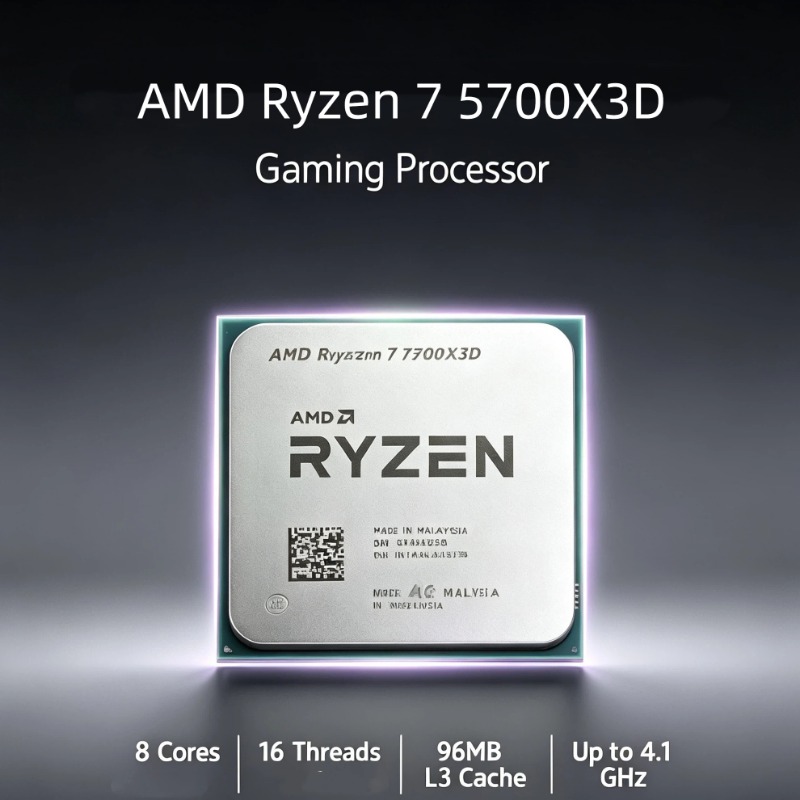 New AMD Ryzen 7 5700X3D R7 570 - Amd Cpu Ryzen 7 recension och pris