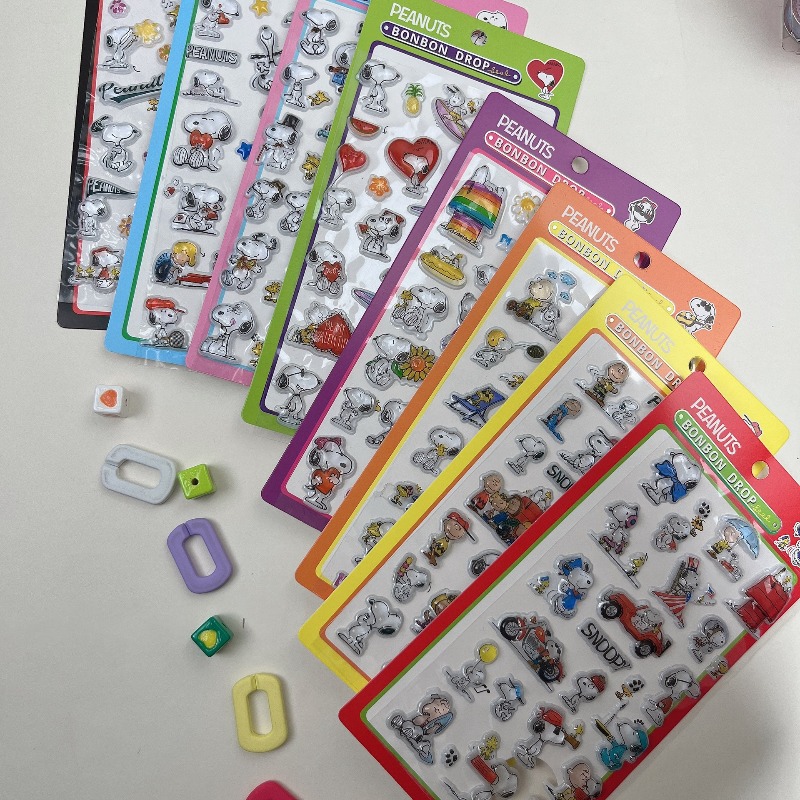 8Pcs Cute Snoopy Cartoon 3D Re - Office Tech Accessories recension och pris