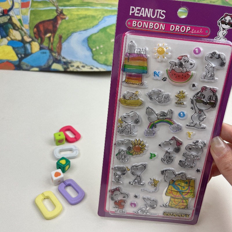 8Pcs Cute Snoopy Cartoon 3D Re - Office Tech Accessories recension och pris