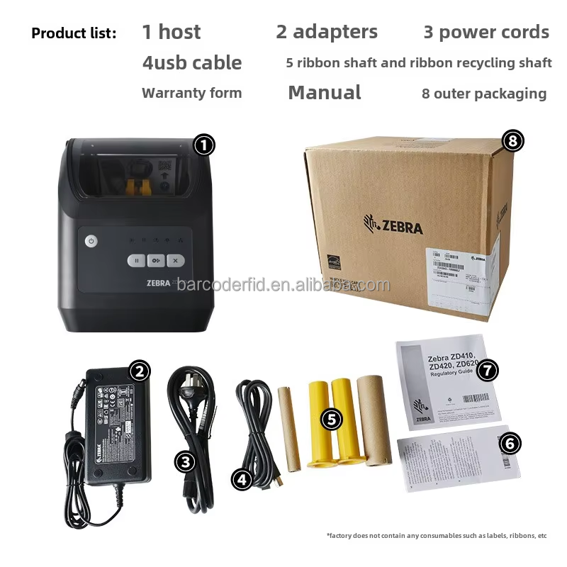 4 Inch 300DPI Thermal Transfer - Label Printer Thermal recension och pris