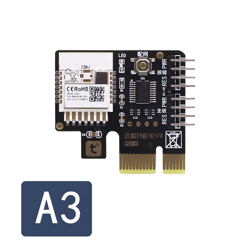 1Pc A3 Tuya Wifi PC Power Swit - Gigabit Network Card recension och pris