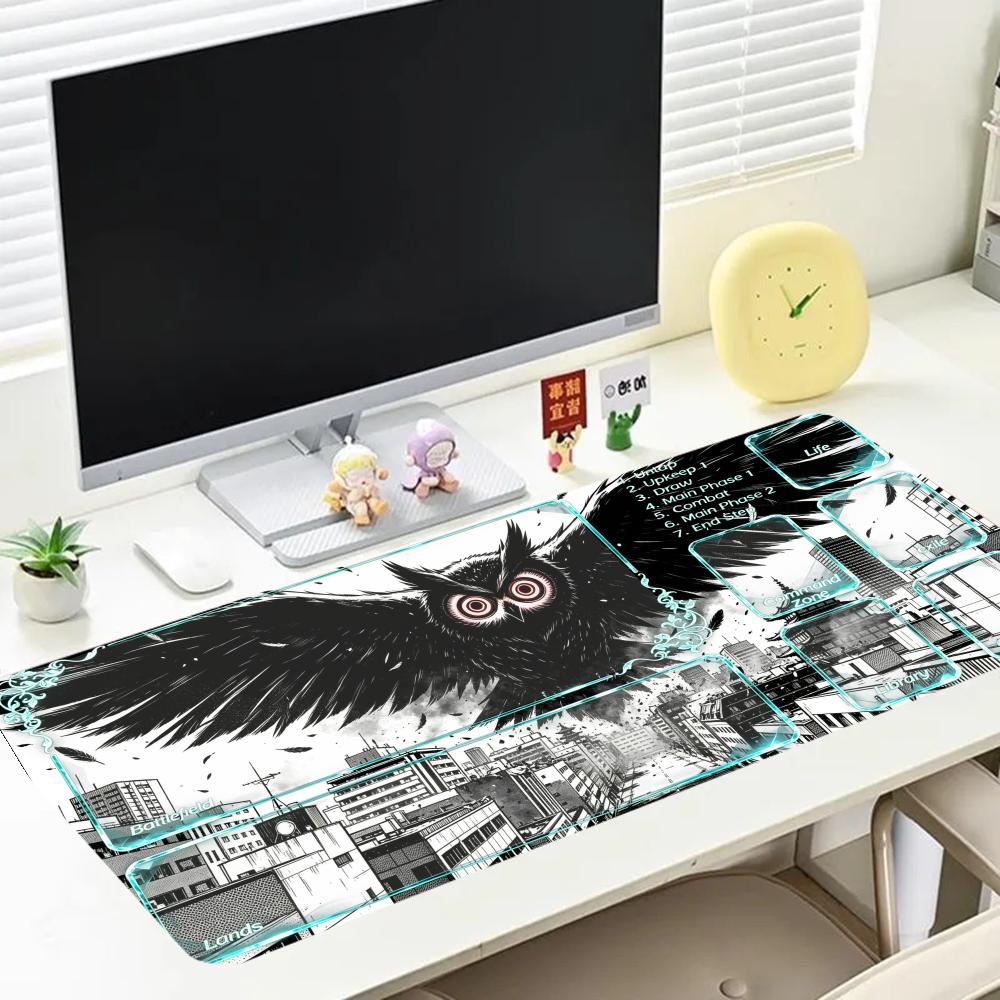 City dark beast playmat cyan t - Office Tech Desk recension och pris