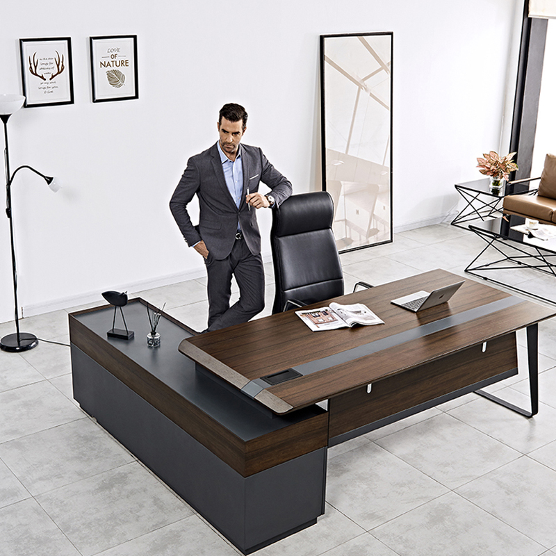 Modern Luxury Wooden Office De - Office Tech Desk recension och pris
