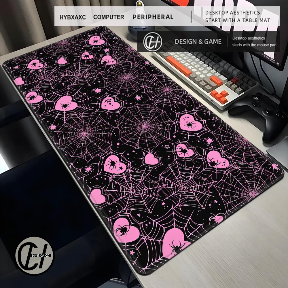 90x40 White or Pink Spiderweb  - Office And Tech recension och pris