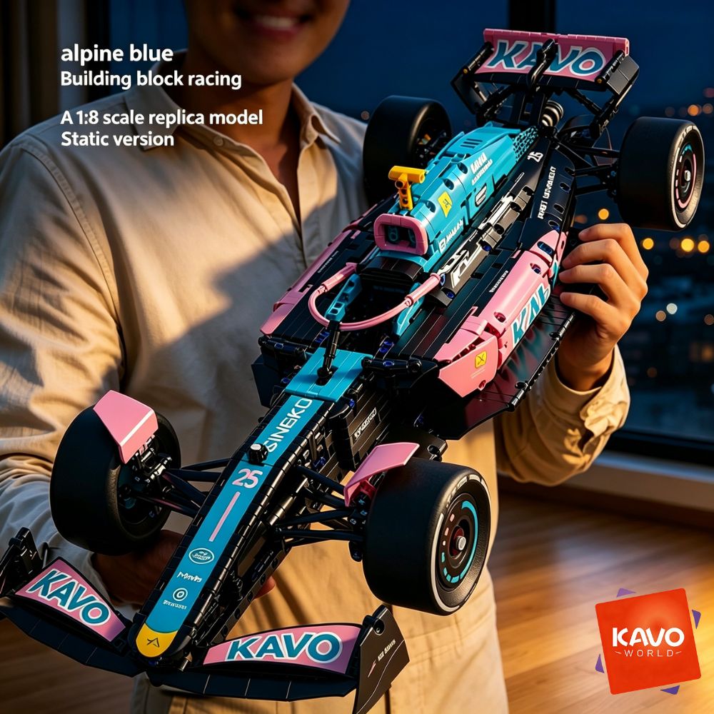 KAVOWORLD 1:8 Pink-blue Formul - Tech Office Building recension och pris