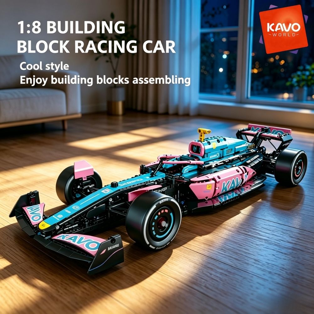 KAVOWORLD 1:8 Pink-blue Formul - Tech Office Building recension och pris