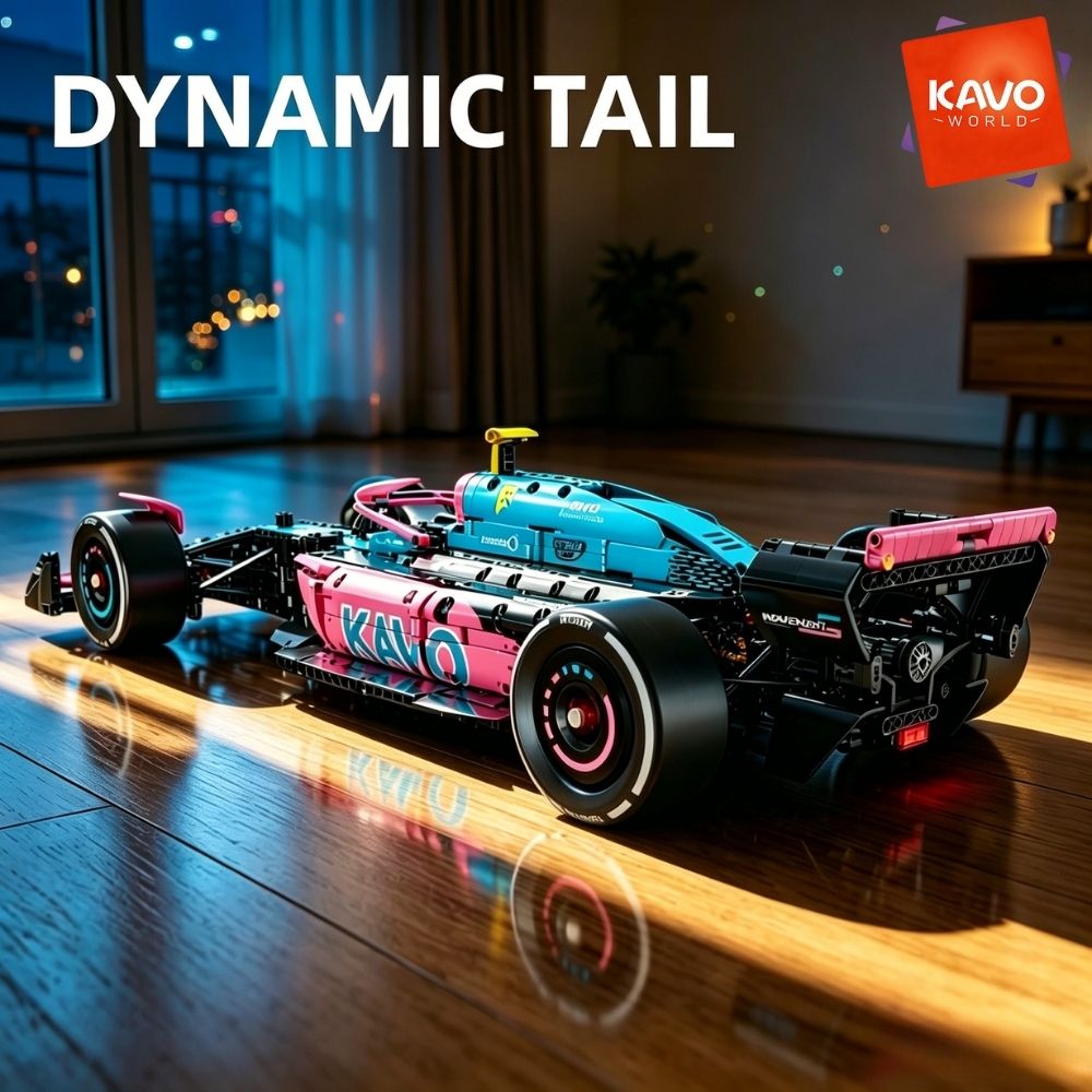 KAVOWORLD 1:8 Pink-blue Formul - Tech Office Building recension och pris