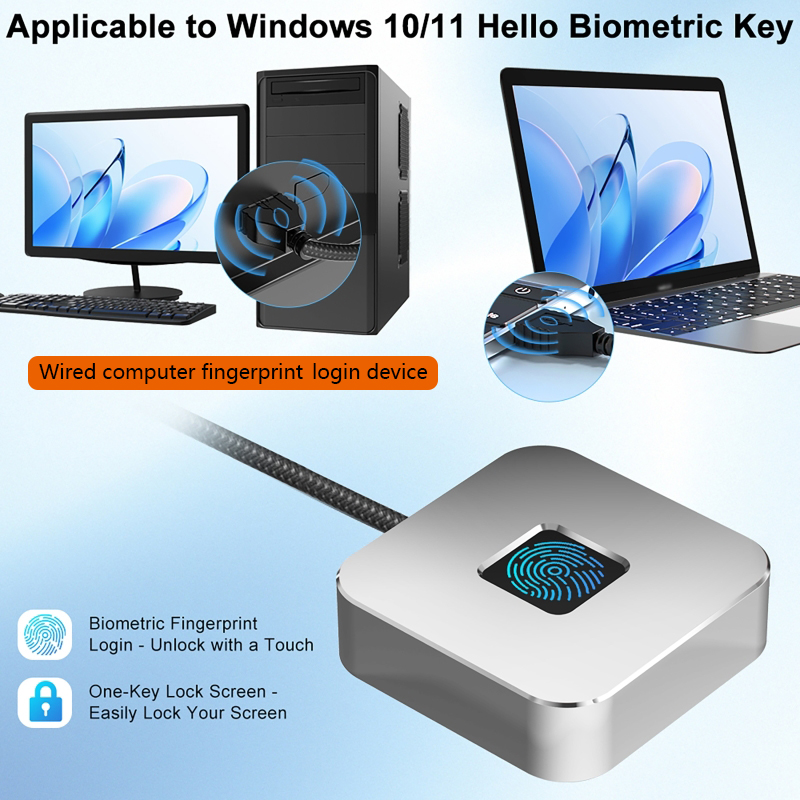 USB Fingerprint Reader with 5f - Fingerprint Reader Usb recension och pris