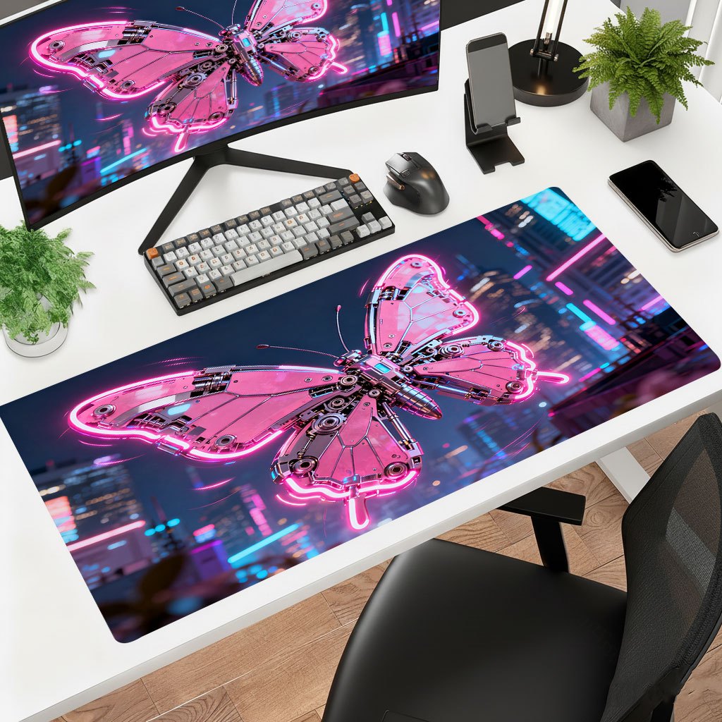 Brand Pink Tech Iron Art Mouse - Office Tech Desk recension och pris