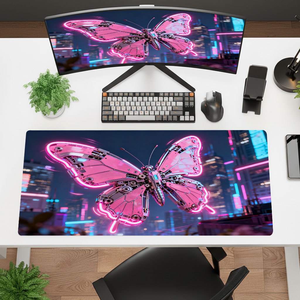 Brand Pink Tech Iron Art Mouse - Office Tech Desk recension och pris