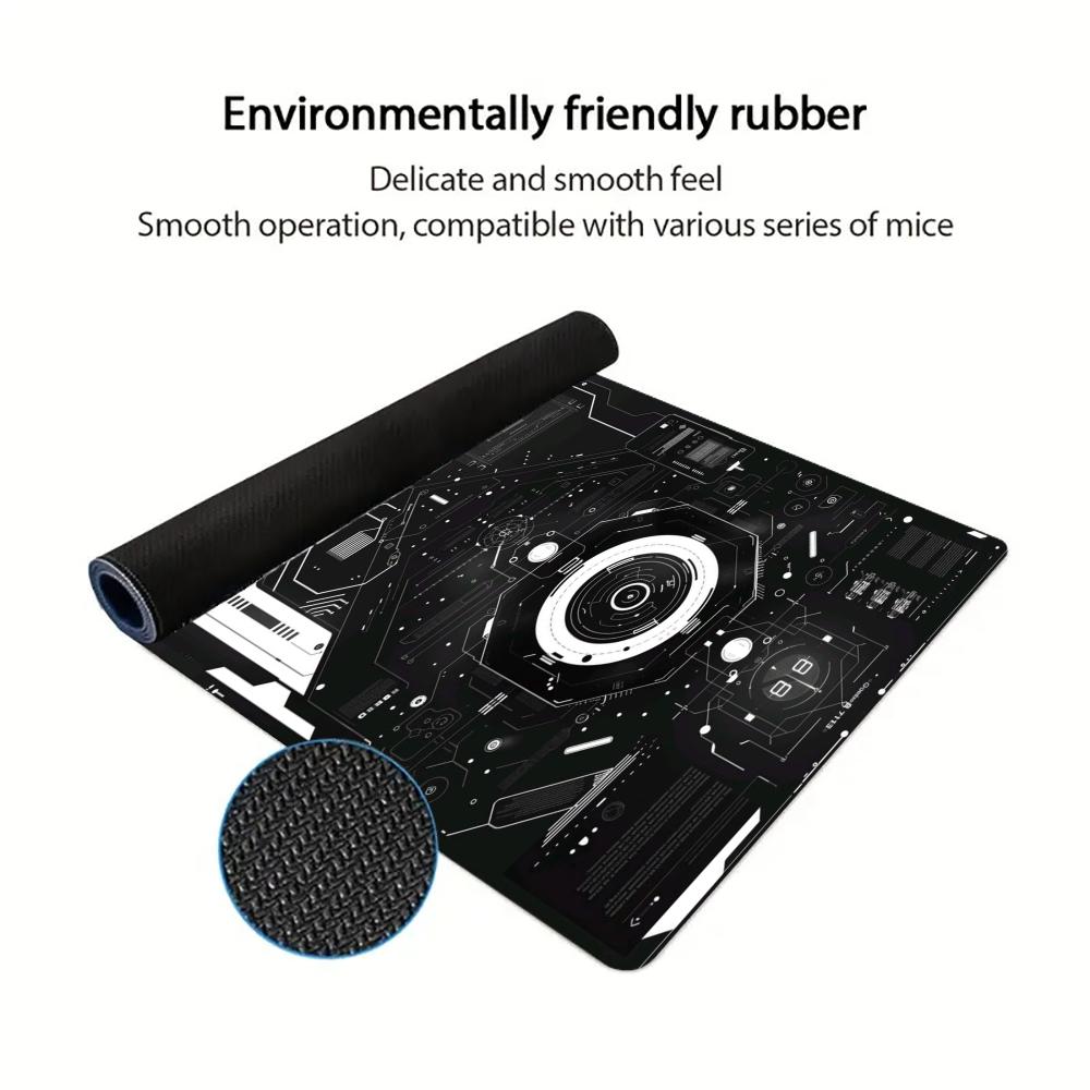Black White Circuit Tech Large - Office Tech Desk recension och pris