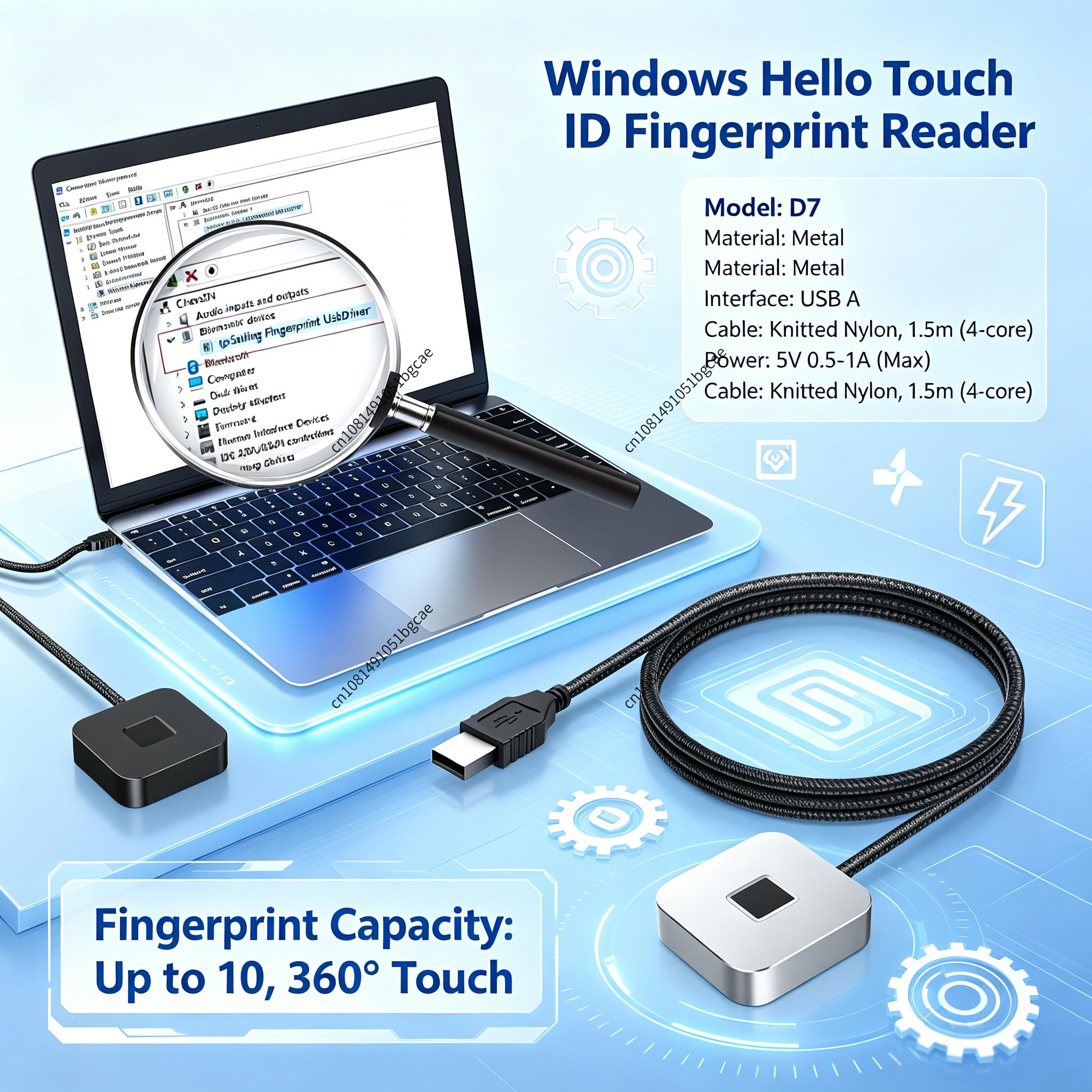 USB Fingerprint Reader with 5f - Fingerprint Reader Usb recension och pris