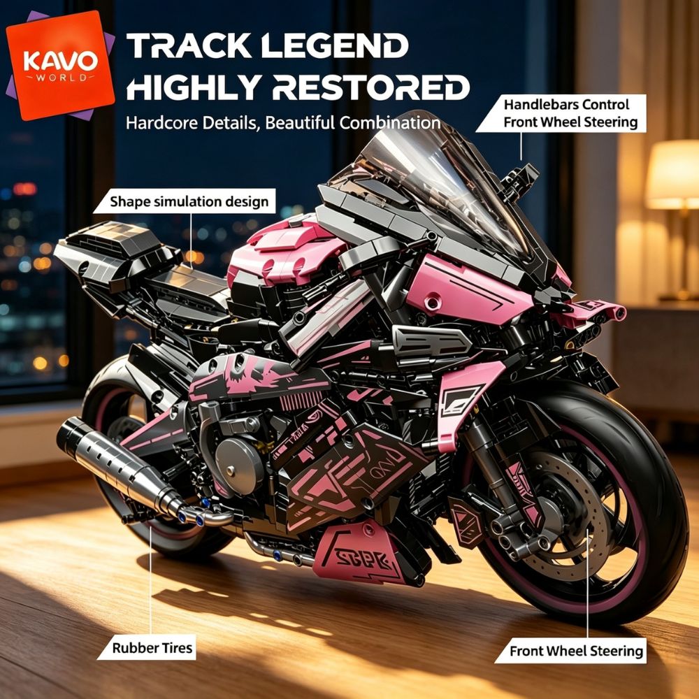 KAVOWORLD 1:5 Large Scale Moto - Tech Office Building recension och pris